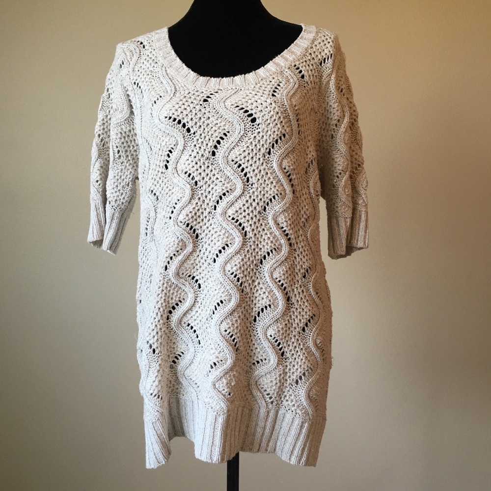 Elle silver shimmer wave knit - Picture 4 of 5